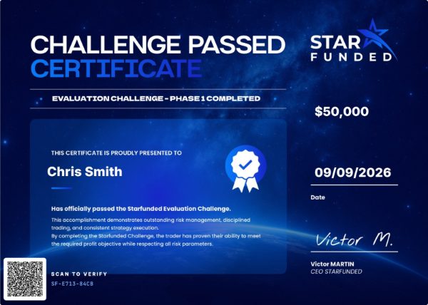 Certificat de challenge validé par Chris Smith le 09/09/2026
